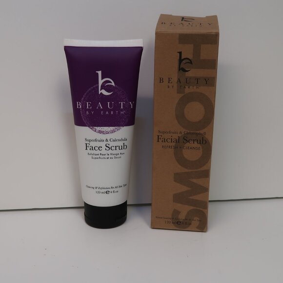 NWOT BEAUTY BY EARTH Face Scrub, Cleanses and Exfoliate - Picture 1 of 2